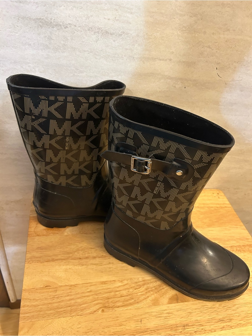 MICHAEL Michael Kors MK Logo Rain Boots.
